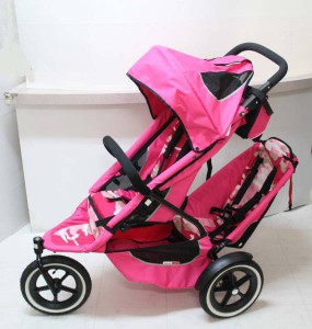 フィル＆テッズ ダブルストローラー sport 　ピンクカモフラージュ