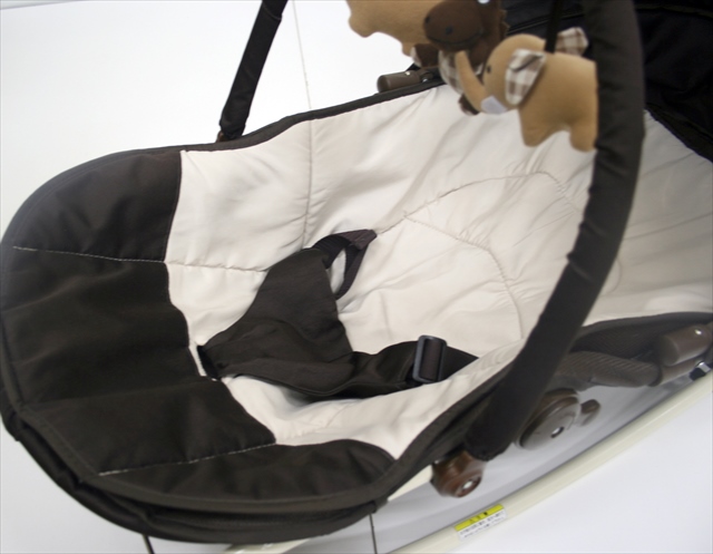 ママコラボバウンサー　ブラウンチェック