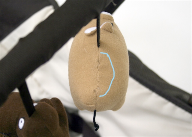 ママコラボバウンサー　ブラウンチェック