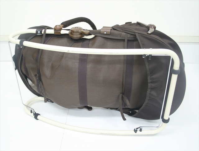 ママコラボバウンサー　ブラウンチェック