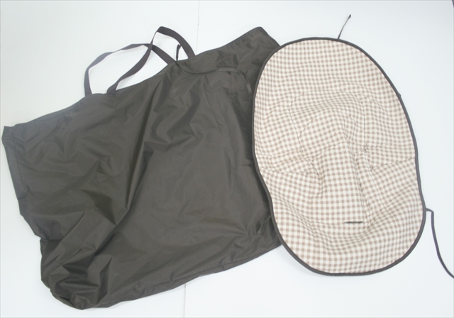 ママコラボバウンサー　ブラウンチェック