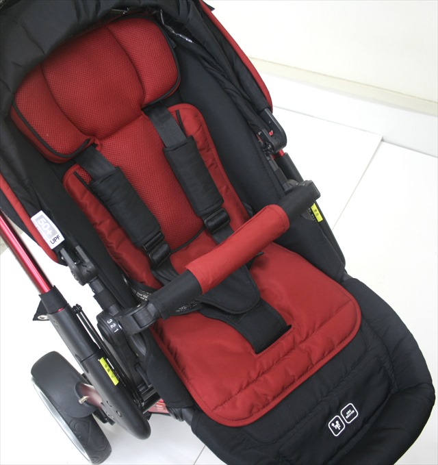 美品　ABCデザイン 3-Tec　ABC Design レッド/ブラック　キャリーコット付き