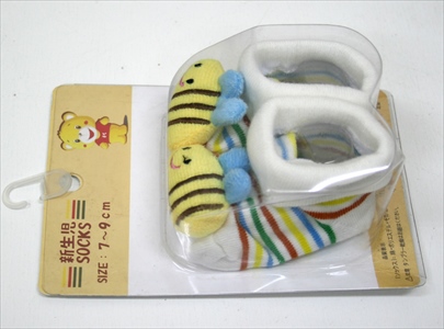 新生児ソックス ハチ