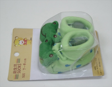 新生児ソックス かえる