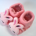 新生児ソックス　ウサギ