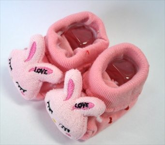 新生児ソックス　ウサギ