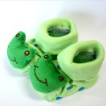 新生児ソックス　かえる