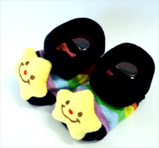 新生児ソックス　星