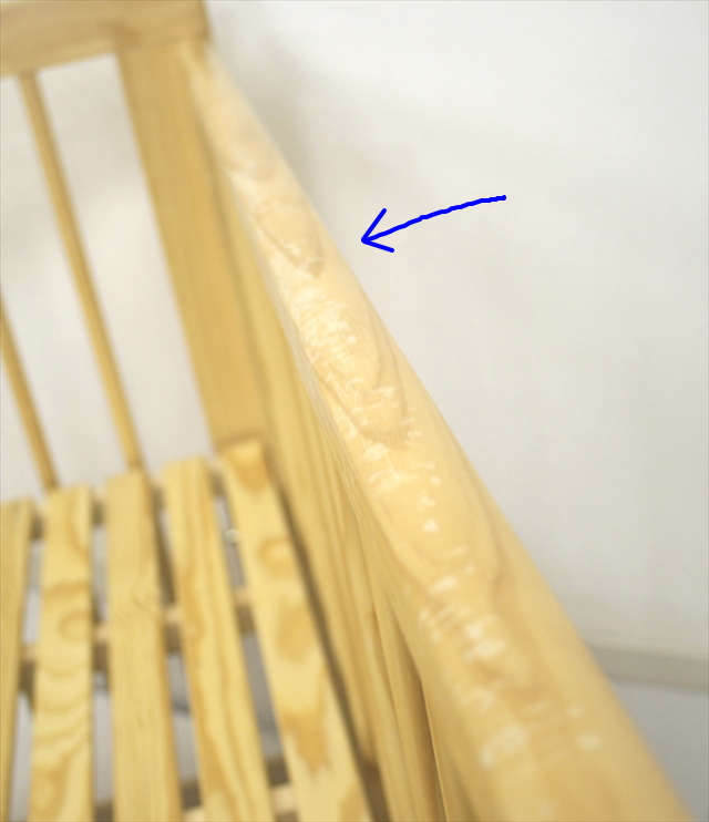 すのこ床板　スライド式ベビーベッド Jully（ジュリー）　ナチュラル　アトリエいつき