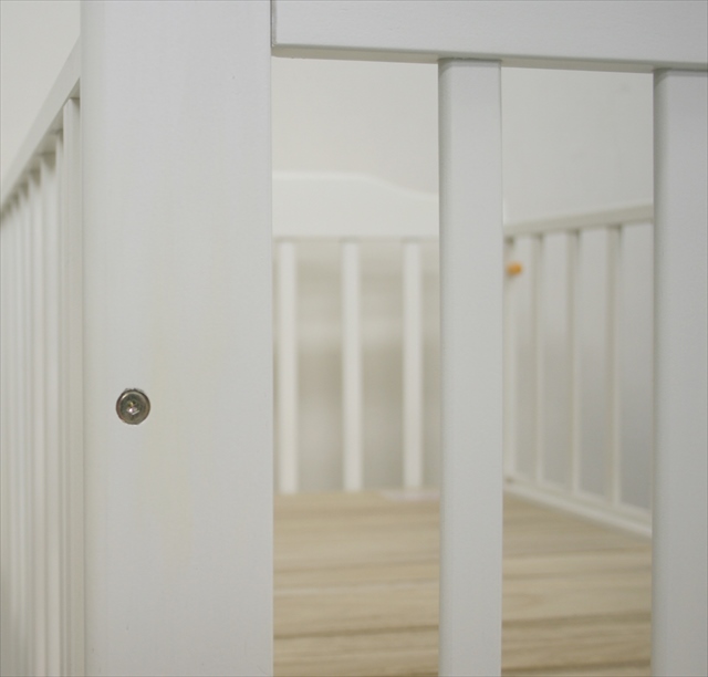 立ちベッド　ホワイトJ