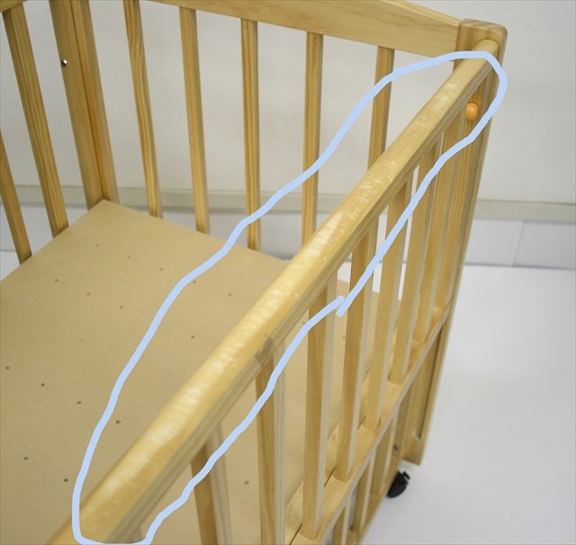 ヤトミ製ミニベビーベッド　プリンプリン