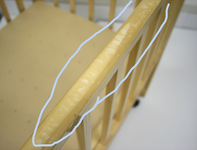 ヤトミ製ミニベビーベッド　プリンプリン