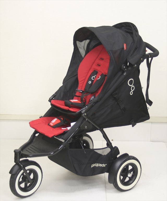 phil＆teds dot レッド