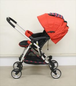 ランフィエフ　ブリティッシュレッド　 ベビーカー美品 販売終了】Runfee ef（ランフィ エフ） ブリティッシュレッド