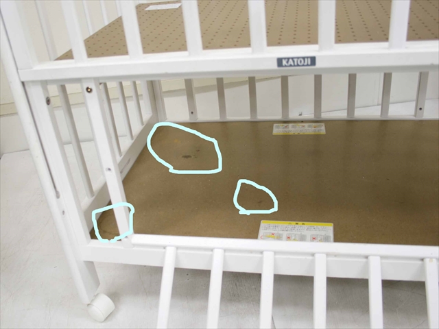 ミニ立ちベッド ホワイト カトージ