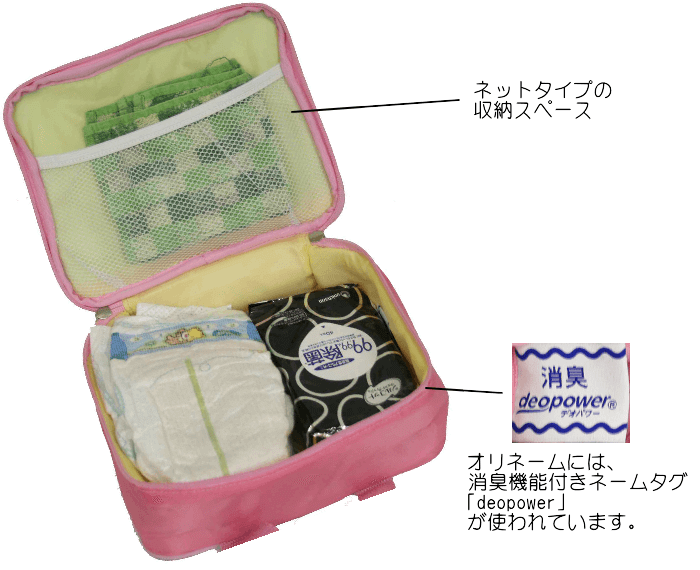 おむつバッグ ベビーロディ