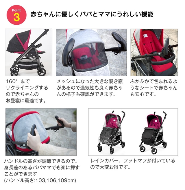 美品】ペグ・ペレーゴ シー スウィッチ Peg-Perego Si Switch オニキス