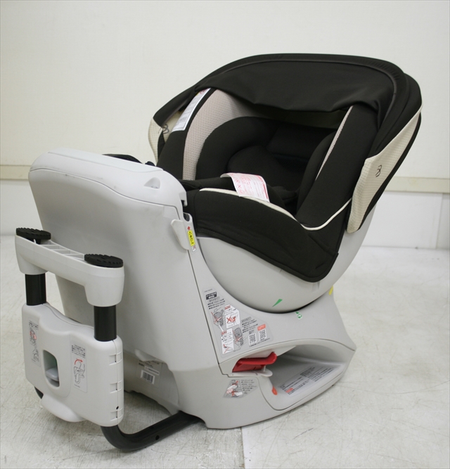 【美品】 エールべべ クルットNT プレミアム ブラウンオレ ALB831 カーメイト