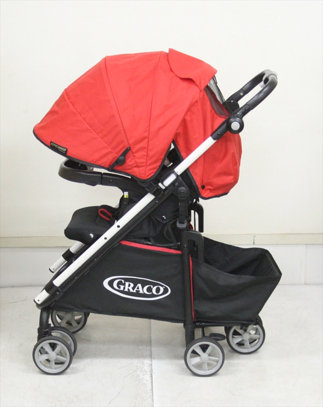 【美品】 シティカーゴプレミア プレミアレッド GRACO製ベビーカー