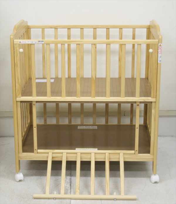 ミニ立ちベッド ナチュラル カトージ