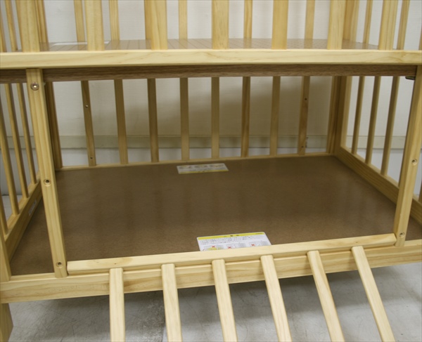 ミニ立ちベッド ナチュラル カトージ