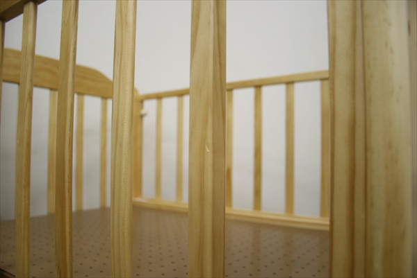 ミニ立ちベッド ナチュラル カトージ