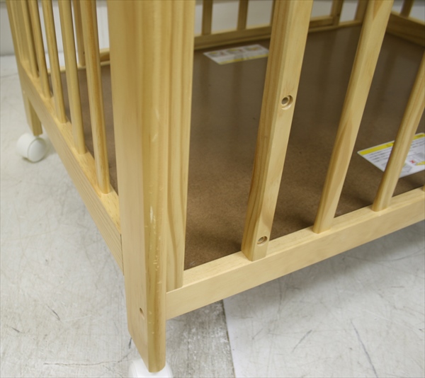 ミニ立ちベッド ナチュラル カトージ