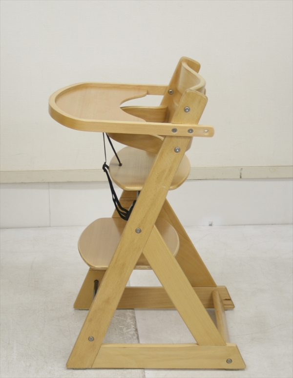 木製ハイチェア　日本育児