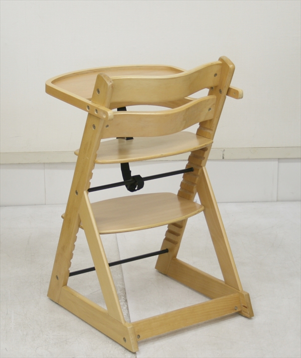 木製ハイチェア　日本育児