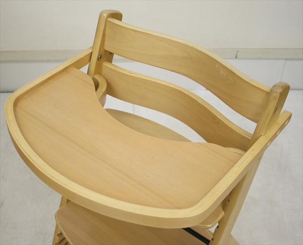 木製ハイチェア　日本育児