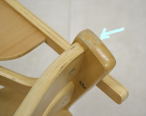 木製ハイチェア　日本育児