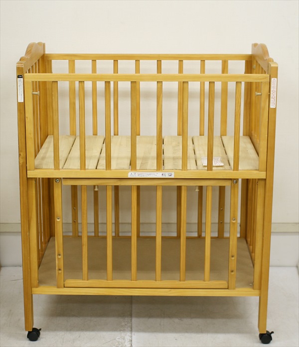 Wオープンママ楽高床ミニベッド