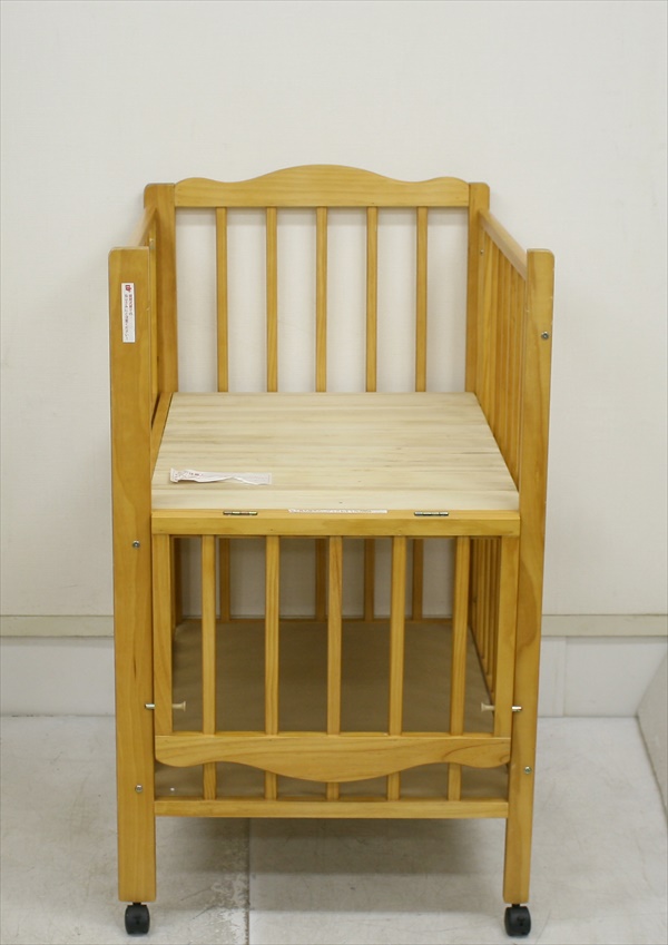 Wオープンママ楽高床ミニベッド