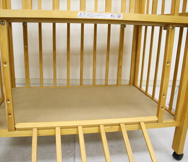 Wオープンママ楽高床ミニベッド