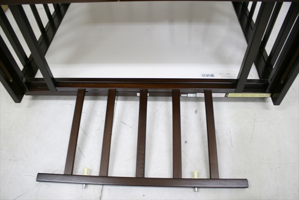 ツーオープンミニベッド b-side mini ダークブラウン