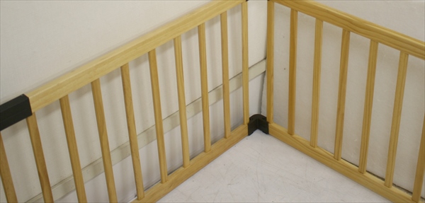 木製ベビーサークル123 ナチュラル 8枚セット ウッドプレイペン