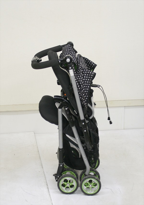 ショコラ680 ポルカドットグリーン アップリカ