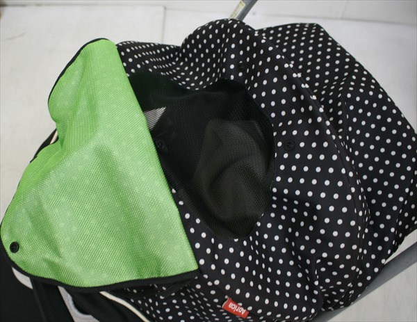 ショコラ680 ポルカドットグリーン アップリカ