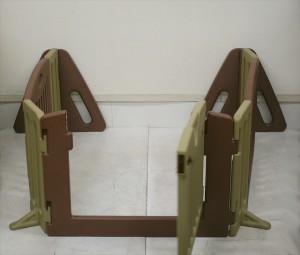 キッズパーテーション ブラウン 日本育児