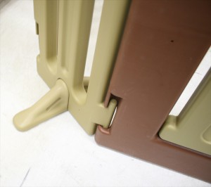 キッズパーテーション ブラウン 日本育児