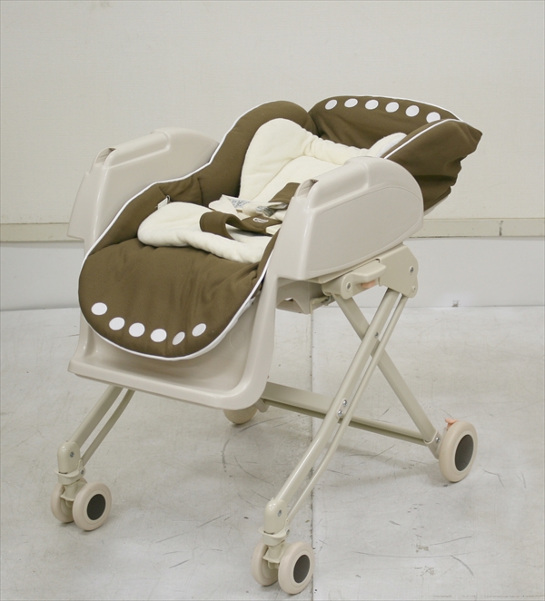 ハイローベッド＆チェア ネオネミュー ブラウンドット