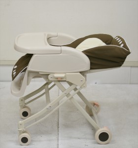 ハイローベッド＆チェア ネオネミュー ブラウンドット