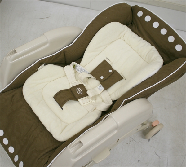 ハイローベッド＆チェア ネオネミュー ブラウンドット