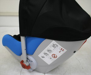 ベビーシート クラス0+ISOFIX ブラック・ブルー