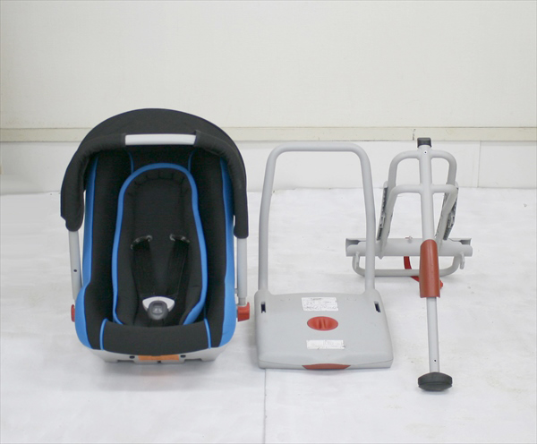 ベビーシート クラス0+ISOFIX ブラック/ブルー