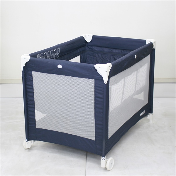カトージ ベビーサークル ネイビーブルー