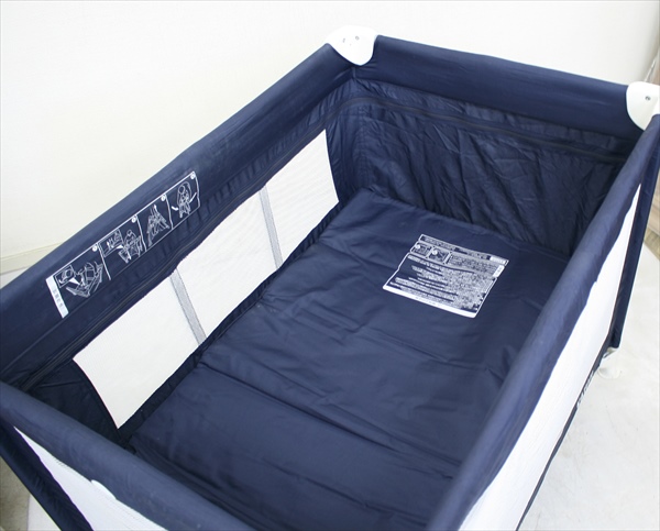 カトージ ベビーサークル ネイビーブルー