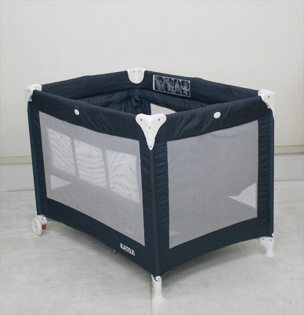 カトージ ベビーサークル ネイビーブルー