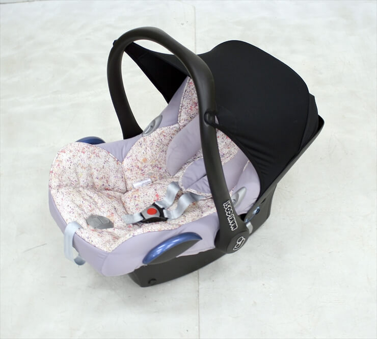 美品】マキシコシ カブリオフィックス ポップバイオレット 股ベルトカバー欠品 MAXI-COSI CabrioFix B0122010 | キッズファン