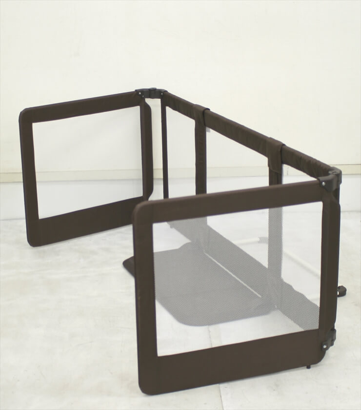 ちょっとおくだけとおせんぼ スマートワイド 日本育児 ブラウン ベビーゲート